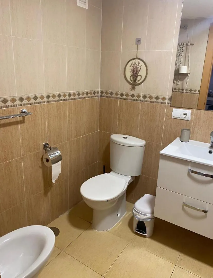 Bajo Con Jardin A Pie De Playa Y Piscina Comunitaria Con Jacuzzi Apartamento Playas de Vera